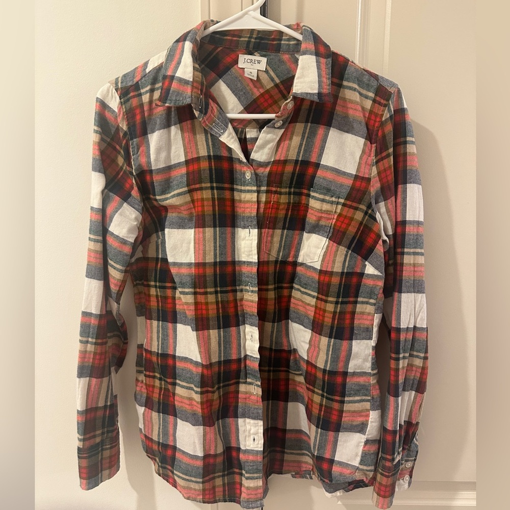 J.Crew Multicolor Plaid Shirt